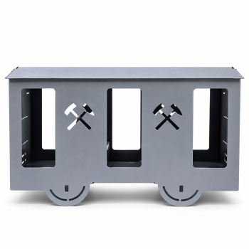 Preview: Erzrevier Mannschaftswagen aus Metall | Mannschaftshunt & Mannschaftslore – Grau
